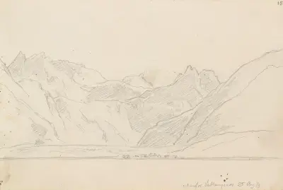 Utenfor Veblungsnes av Hans Gude