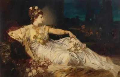 Charlotte Wolter als Messalina av Hans Makart