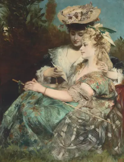 Der Liebesbrief (The love letter) av Hans Makart