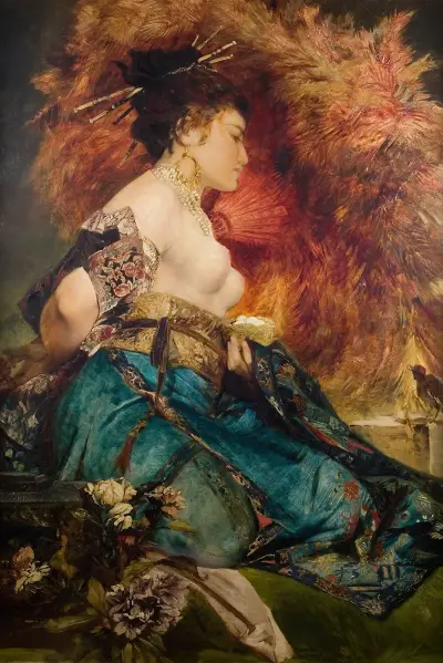 Die Japanerin av Hans Makart