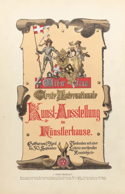 Första internationella konstutställningen i Künstlerhaus av Hans Makart