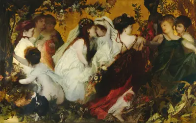 Modern Amoretti, Hans Makart