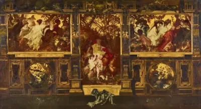 Moderne Amoretten av Hans Makart