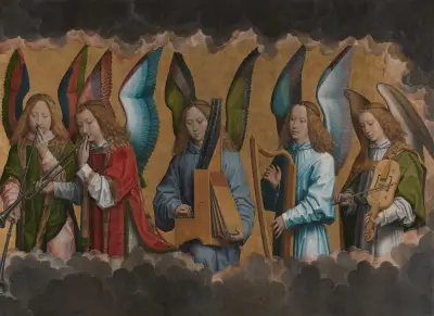 Music-making Angels, 1483 – nr 1 av Hans Memling