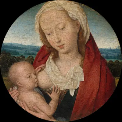 Virgin and Child, 1475 av Hans Memling