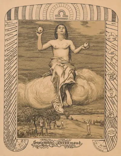 Allegory of September av Hans Thoma