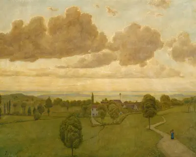 Landscape av Hans Thoma