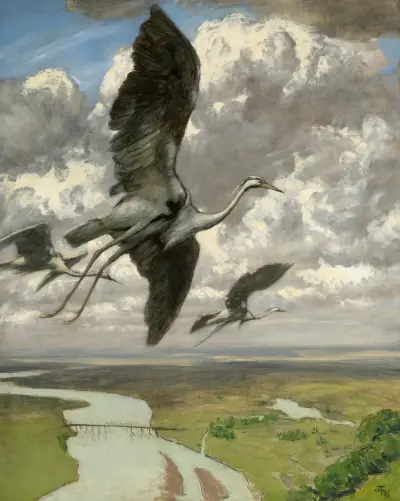 Wondrous birds av Hans Thoma