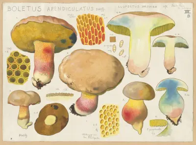 Boletus apendiculatus Schff. suspectus Krombh. av Hans Walty