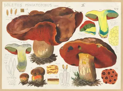 Boletus miniatoporus Secr. av Hans Walty