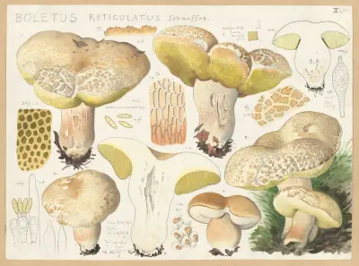 Boletus reticulatus Schaeffer. av Hans Walty