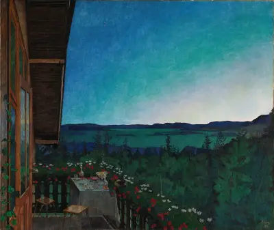Summer Night, 1899 – nr 1 av Harald Sohlberg