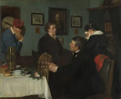 The Farewell av Harriet Backer