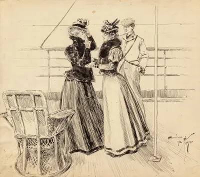 Conversations by the Sea av Harrison Fisher