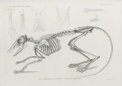 Rhynchocyon Cirnei. Petrodromus tetradactylus, Wilhelm Karl Hartwich Peters