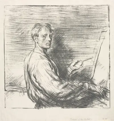 Portrait of the Artist, No. 1 av Charles Haslewood Shannon