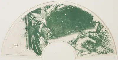 The Snow – Winter, 1907 – nr 2 av Charles Haslewood Shannon