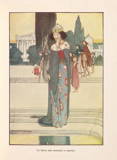 Constance; To them she seemed a martyr av William Heath Robinson