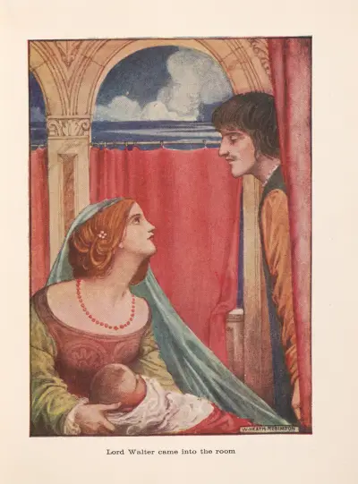 Griselda; Lord Walter came into the room av William Heath Robinson