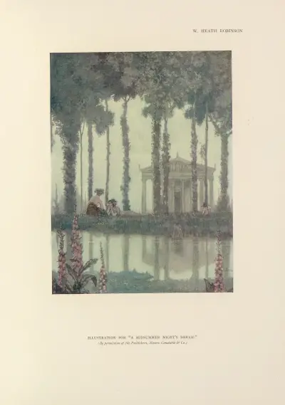 Ilustrace k Snu noci svatojánské, 1914 – Nr. 4, William Heath Robinson