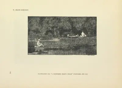 Illustration for A midsummer night’s dream, 1914 – nr 5 av William Heath Robinson