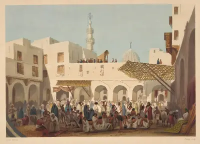 Marche d’esclaves (Slave market) av Hector Horeau