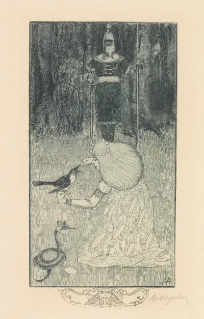 Ormbruden av Heinrich Vogeler