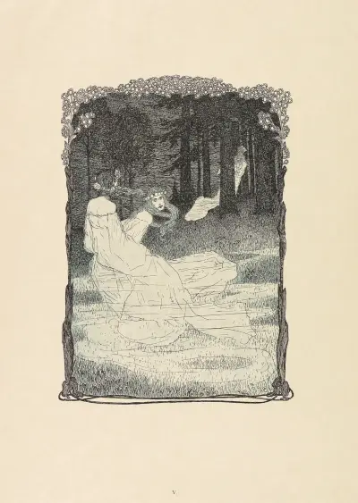 Die versunkene Glocke, 1898 – nr 2 av Heinrich Vogeler