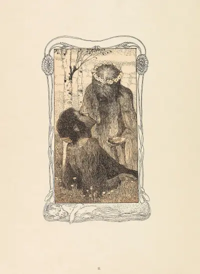 Die versunkene Glocke, 1898 – nr 3 av Heinrich Vogeler