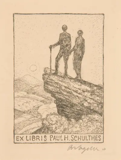 Ex Libris Paul H. Schulthes I av Heinrich Vogeler