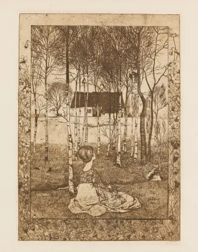 Frühling av Heinrich Vogeler