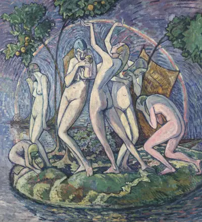 The Island of Peace av Heinrich Vogeler