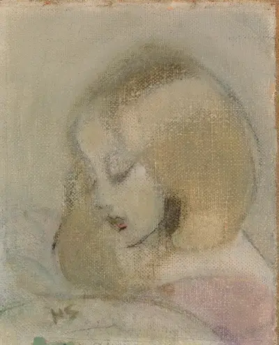 Annuli czyta, Helene Schjerfbeck