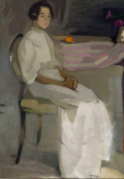 Kostýmní obraz II, Helene Schjerfbeck