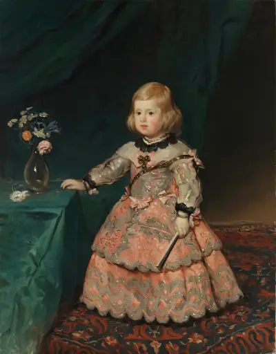 Infantka Marie Terezie, kopie podle Velázqueze, Helene Schjerfbeck