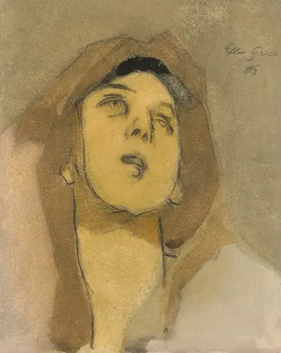Madonna Immaculata, efter El Greco av Helene Schjerfbeck