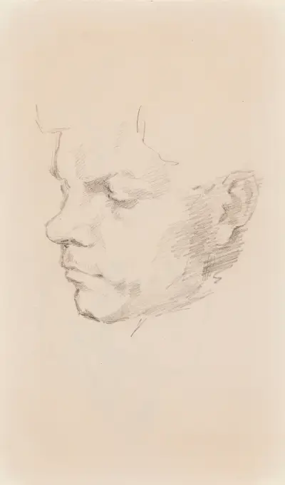 Mauritz Maexmontan, Gesicht von Helene Schjerfbeck