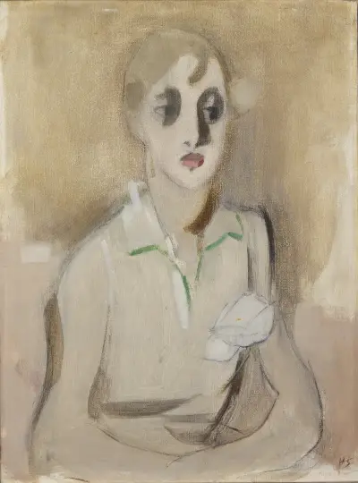 Modern Schoolgirl av Helene Schjerfbeck