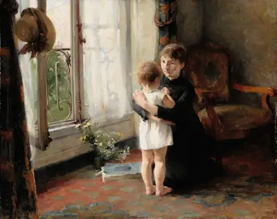 Matka a dítě, Helene Schjerfbeck