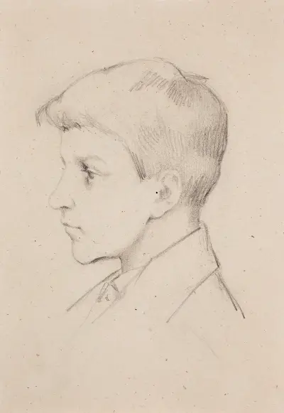 Chlapcův profil, Helene Schjerfbeck