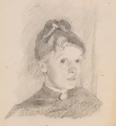 Selbstporträt von Helene Schjerfbeck