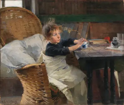 Die Genesende, 1888 von Helene Schjerfbeck