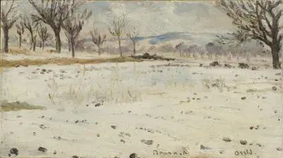 Bonn am Rhein. Vinterlandskap av Helmer Osslund