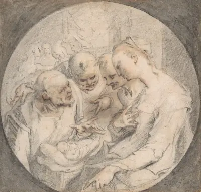 Anbetung der Hirten von Hendrick Goltzius