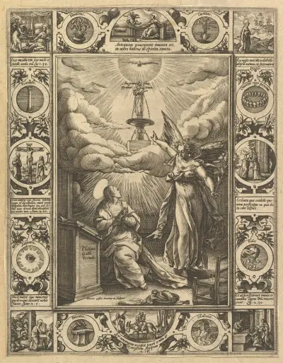 Ave Maria av Hendrick Goltzius