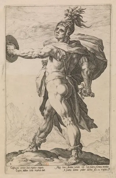 Calphurnius av Hendrick Goltzius
