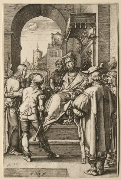 Kristus inför Pilatus av Hendrick Goltzius