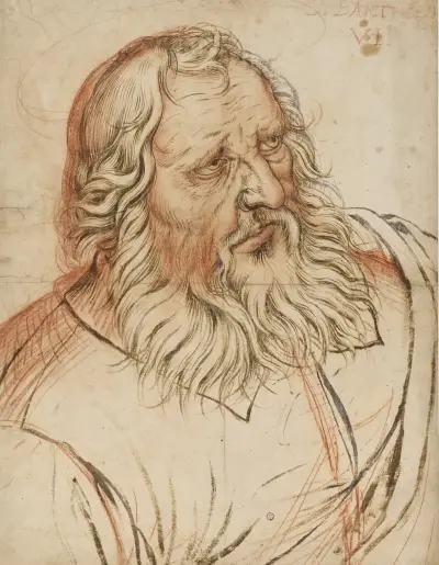 Aposteln Bartolomaios av Hendrick Goltzius
