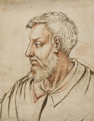 Aposteln Jakob den yngre av Hendrick Goltzius