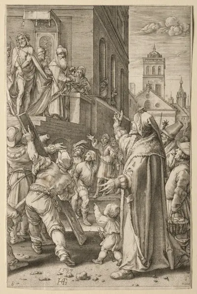 Ecce Homo av Hendrick Goltzius